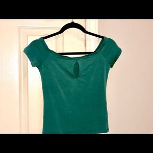 Tight fitting crop top